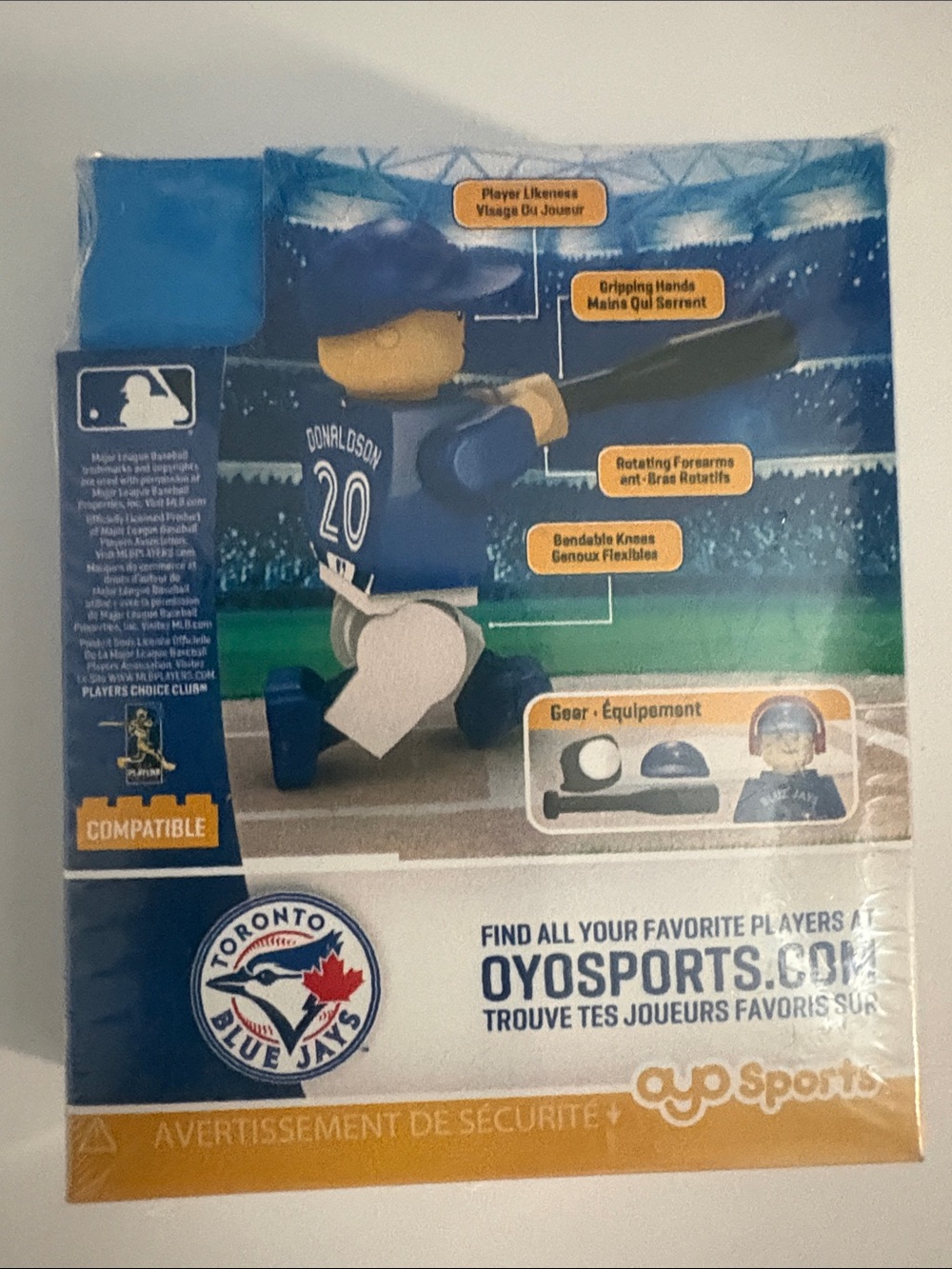 ⚾️Toronto Blue Jays Josh Donaldson Minifigure⚾️ - Picture 2 of 2
